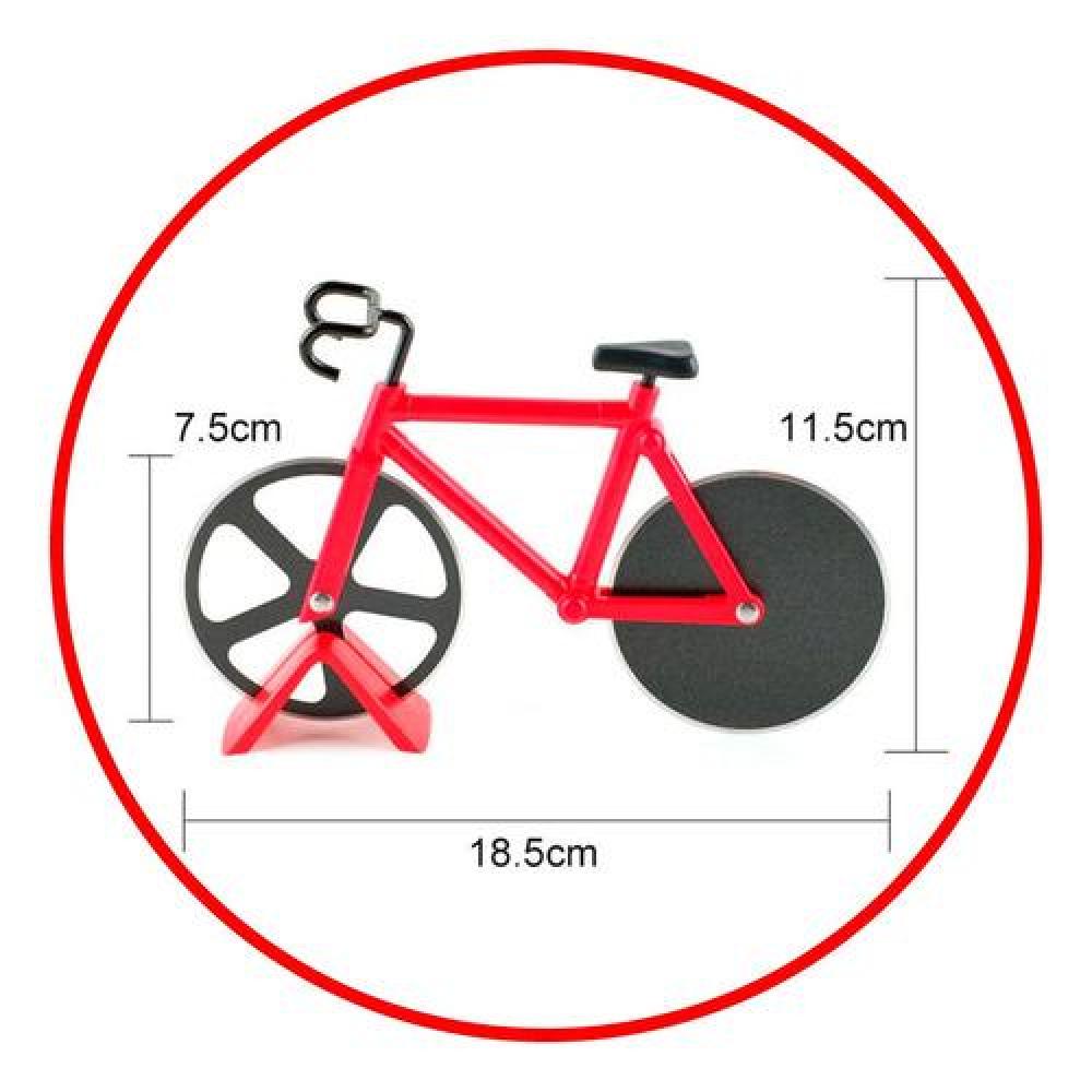 Cortador Creativa De Pizza Bicicleta Bike