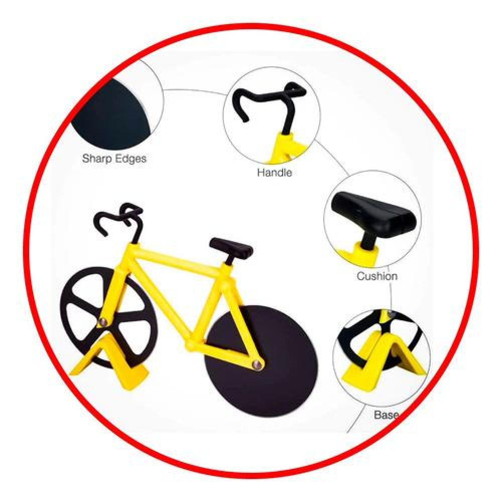 Cortador Creativa De Pizza Bicicleta Bike