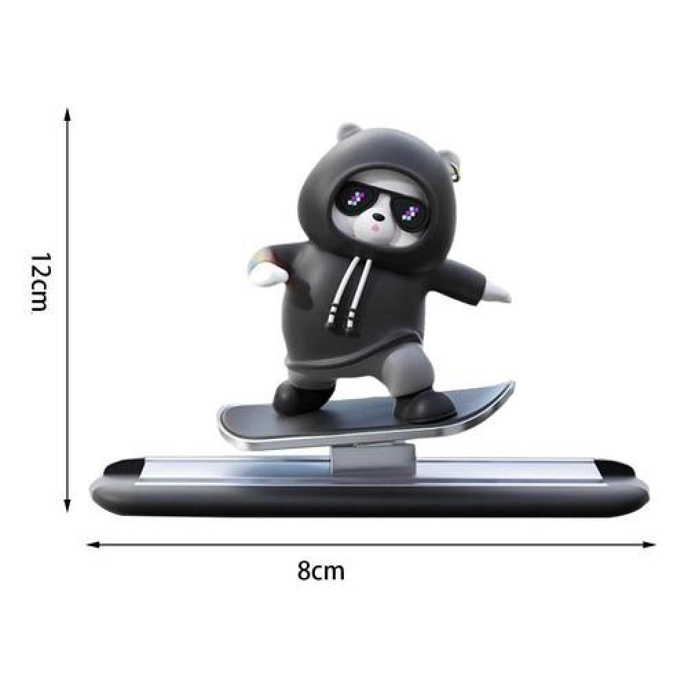 Adorno para autos Skateboarding Bear oso deslizante