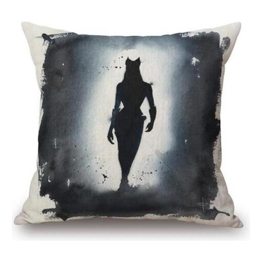 Cojín lino con relleno Comic Batman, joker, Quinn