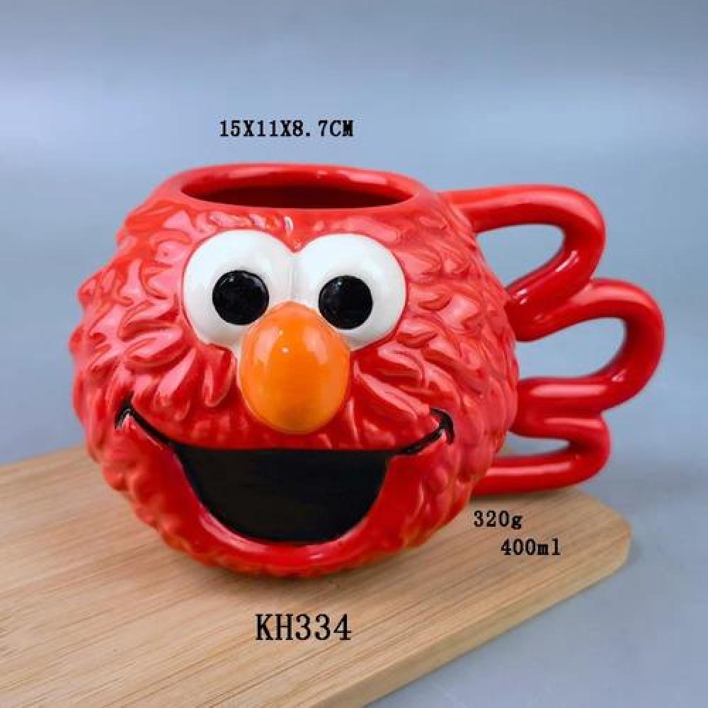 Tazón Cerámica 3D Elmo sonrisas Plaza Sesamo