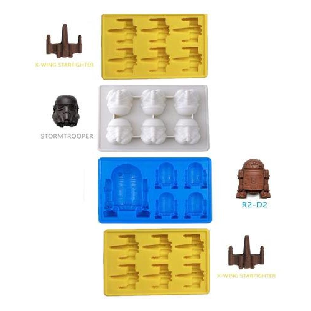 4 Moldes De Silicona Star Wars (estoykuku)