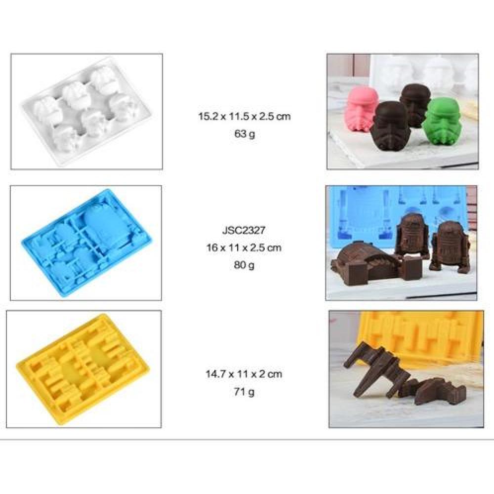 4 Moldes De Silicona Star Wars (estoykuku)