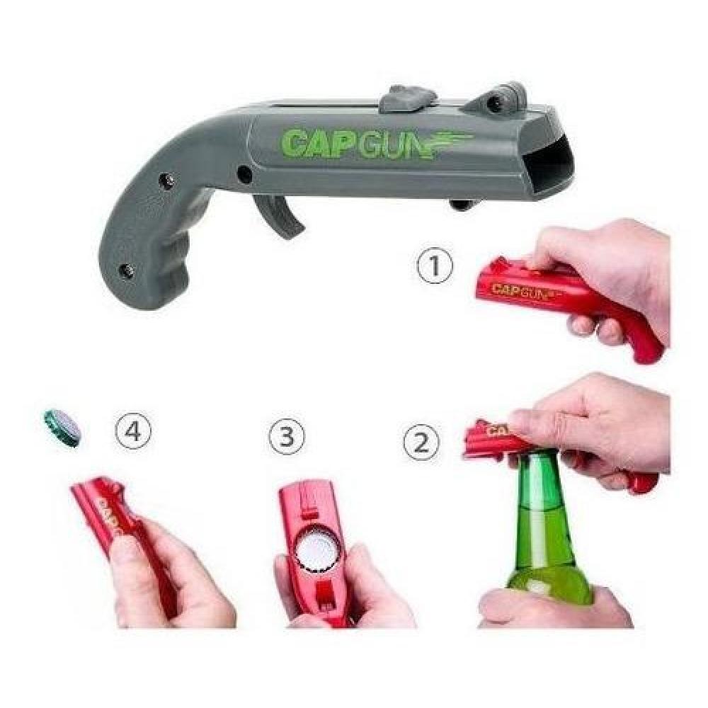 Destapador Pistola Lanzador De Tapa Estoykuku