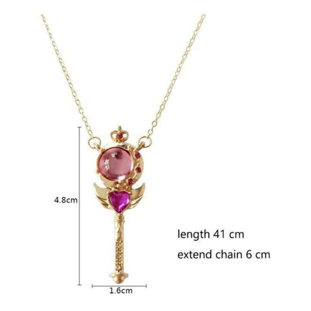 Collar Sailor Moon cetro lunar Cutie Moon rod