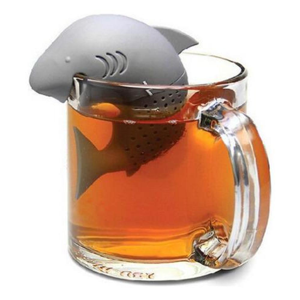 Infusor de té o Hierba silicona entretenido Tiburon