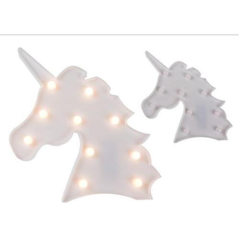Lampara Unicornio Rosada Led Pilas Candy Bar (estoykuku)