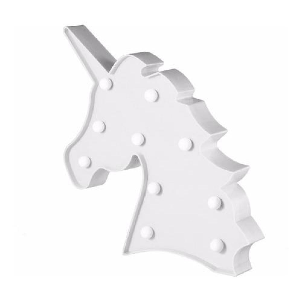 Lampara Unicornio Rosada Led Pilas Candy Bar (estoykuku)