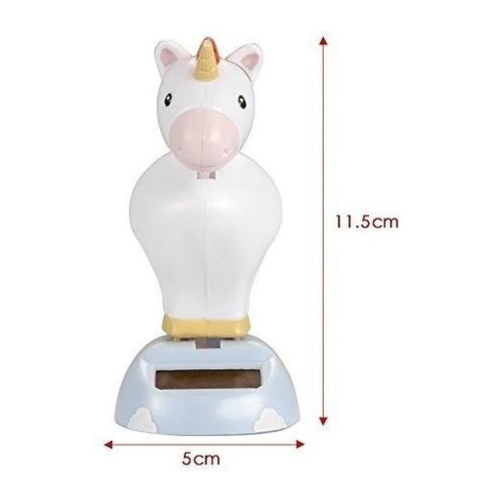 Juguete Solar Unicornio Bailarín Arcoiris Kawaii (estoykuku