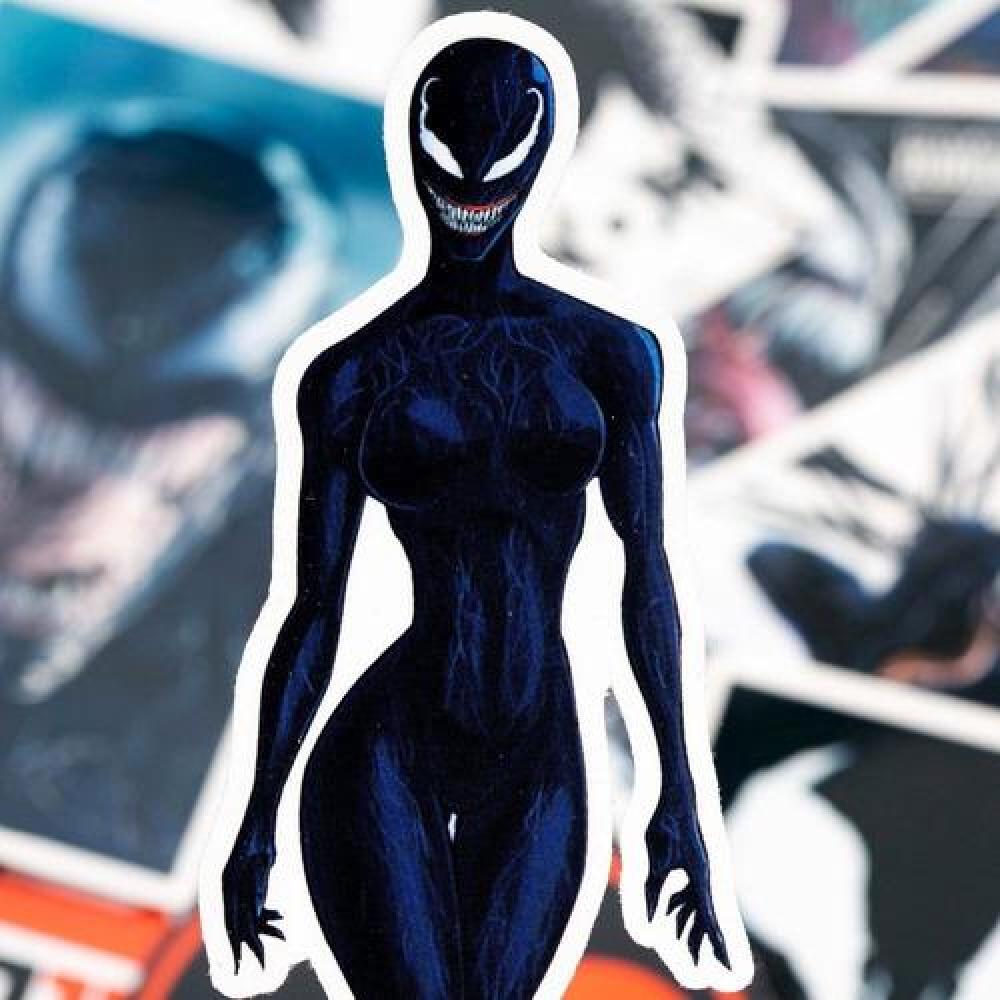 Pack 30 sticker Venon Marvel impermeable celular skater