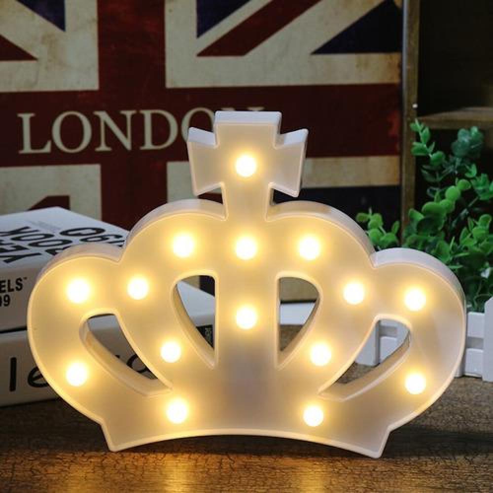 Lámpara Led Corona Pilas Candy Bar