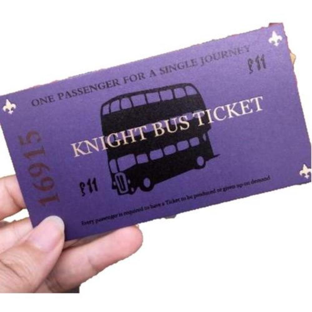 Billete Mágico Autobús Noctámbulo Harry Potter Estoykuku