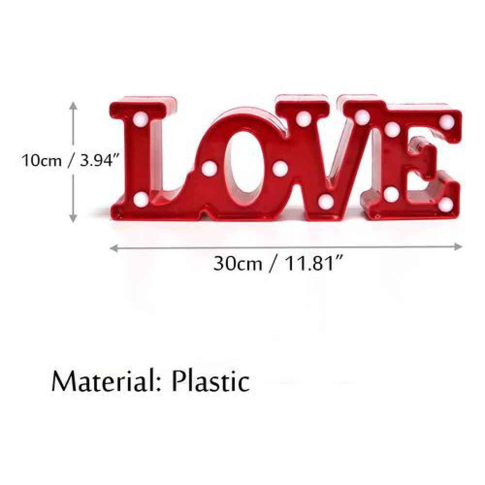 Lampara Led Love A Pilas Candy Bar Fiesta Niños