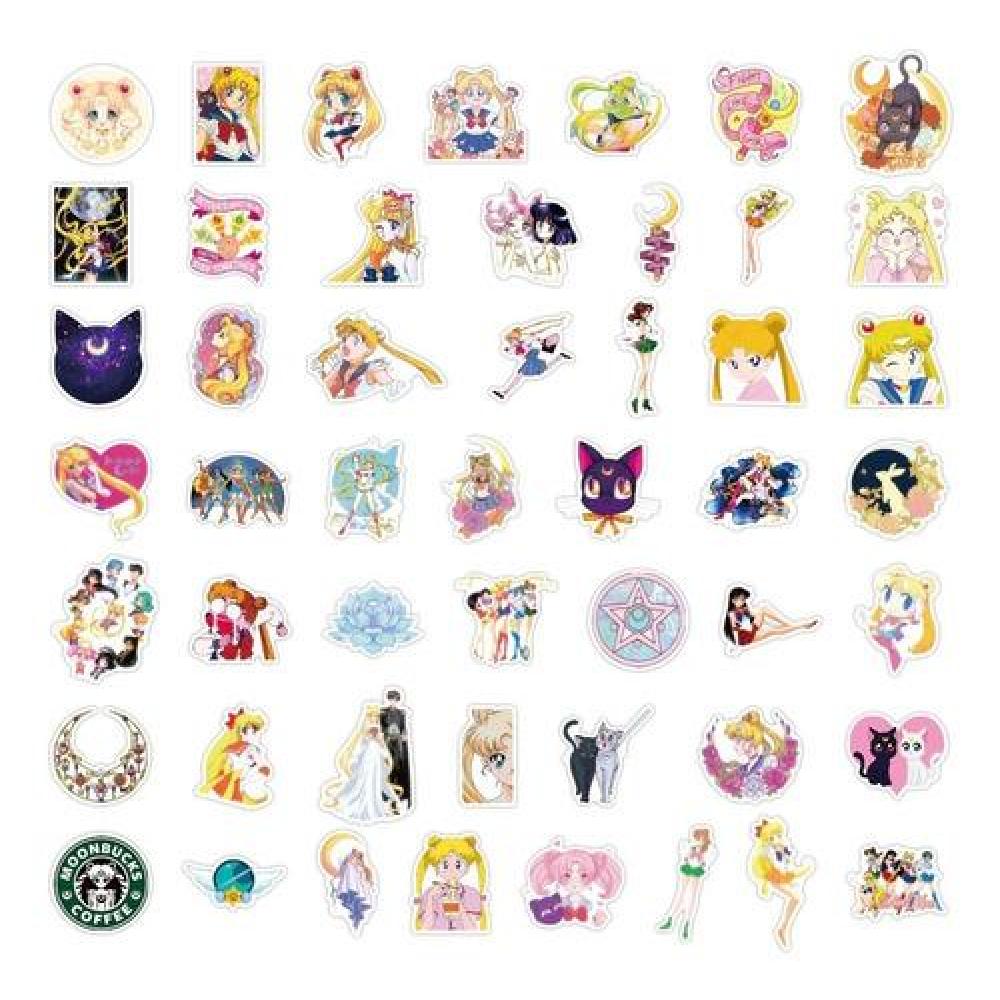 50 Sticker Sailor Moon Serena