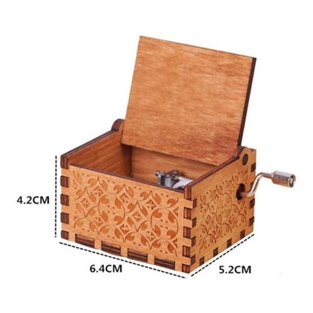 Caja Musical Black Madera Star Darth