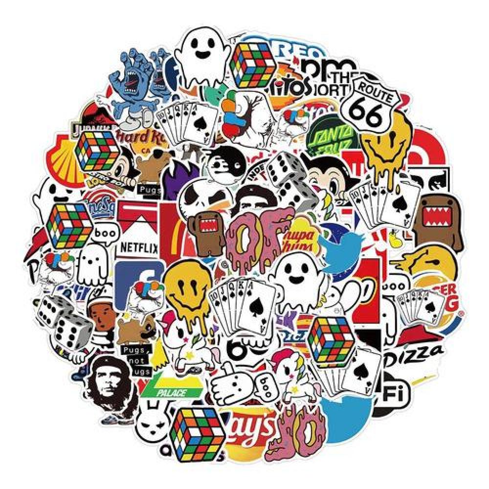 Pack sticker logotipos de marcas
