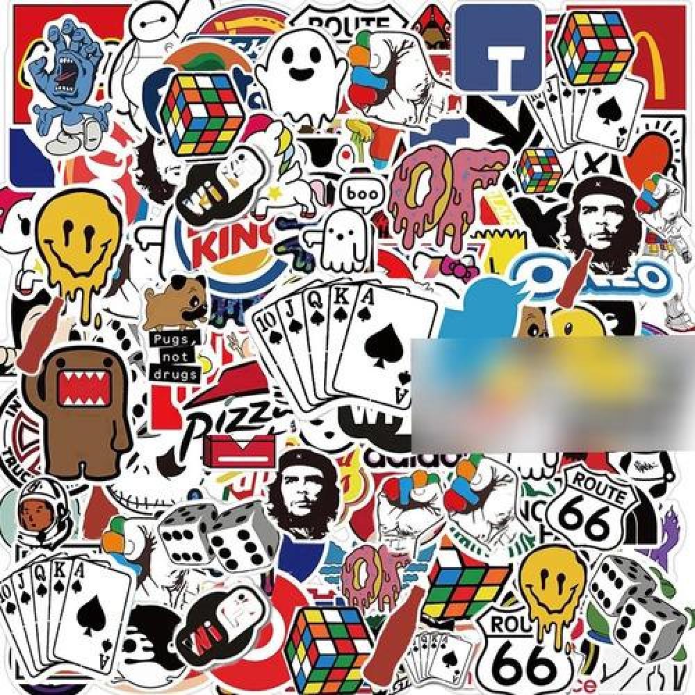 Pack sticker logotipos de marcas