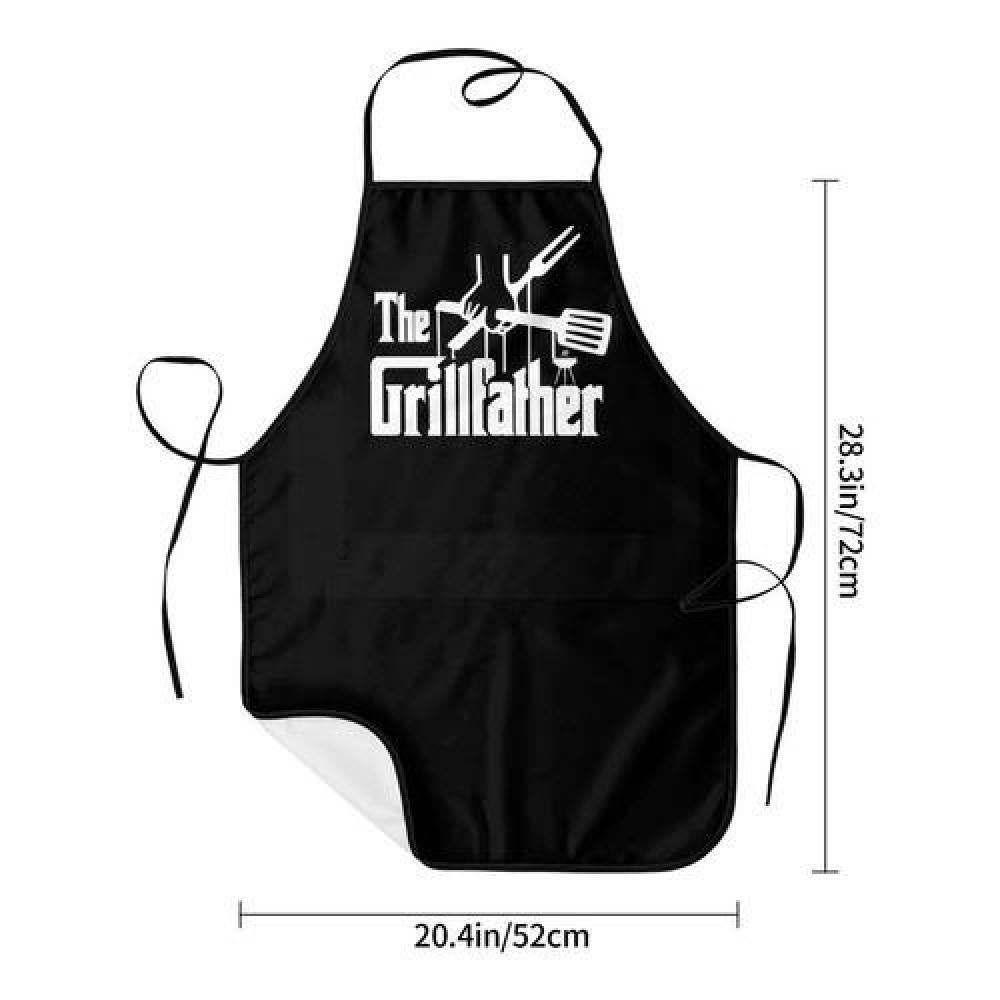 Delantal divertido "The Grillfather " padrino de la parrilla