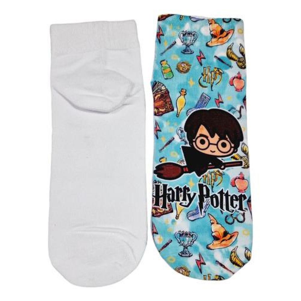 Calcetín 3d Tobillera Kawaii Hp Harry escoba Mago
