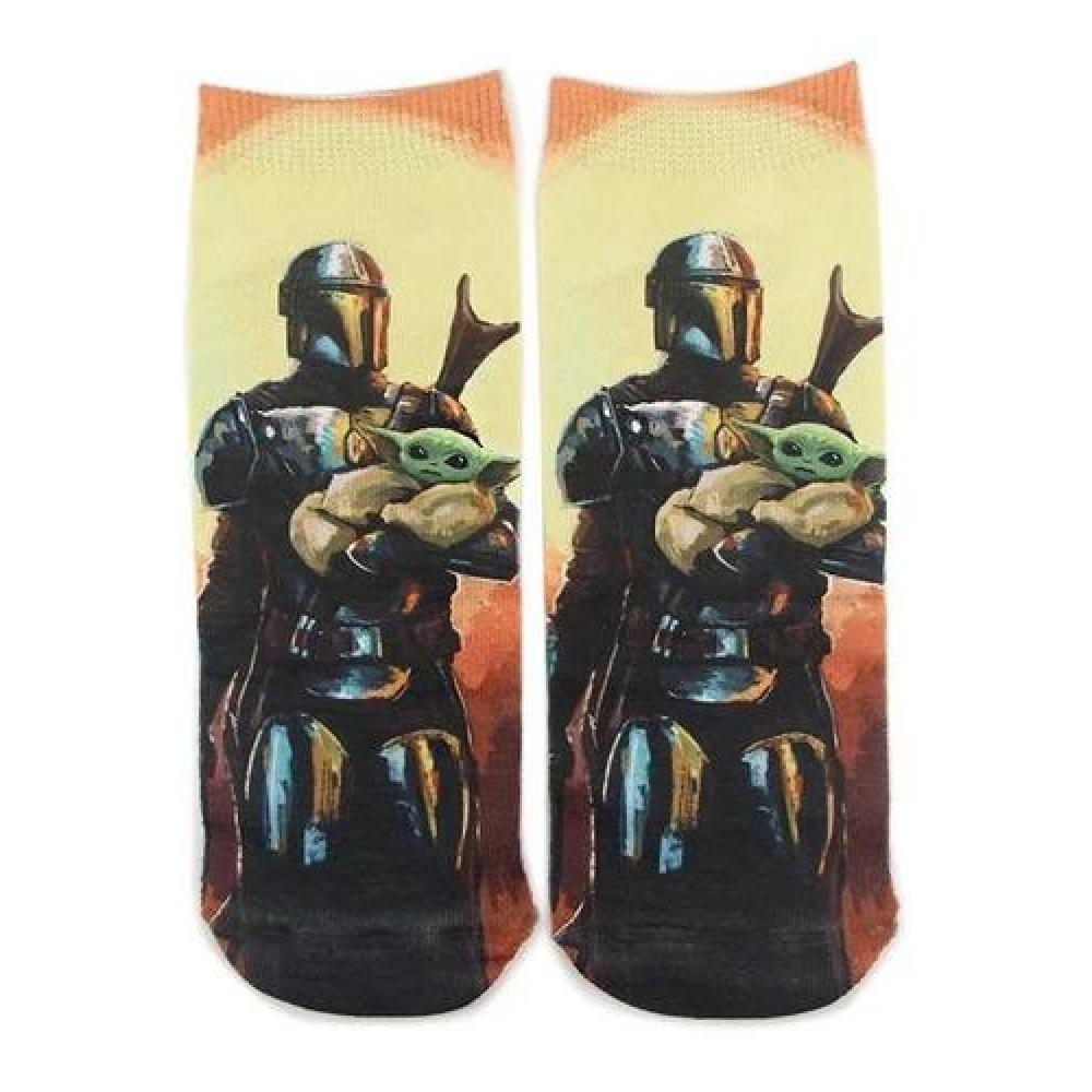 Calcetines Tobilleras 3d Baby Yoda kawaii