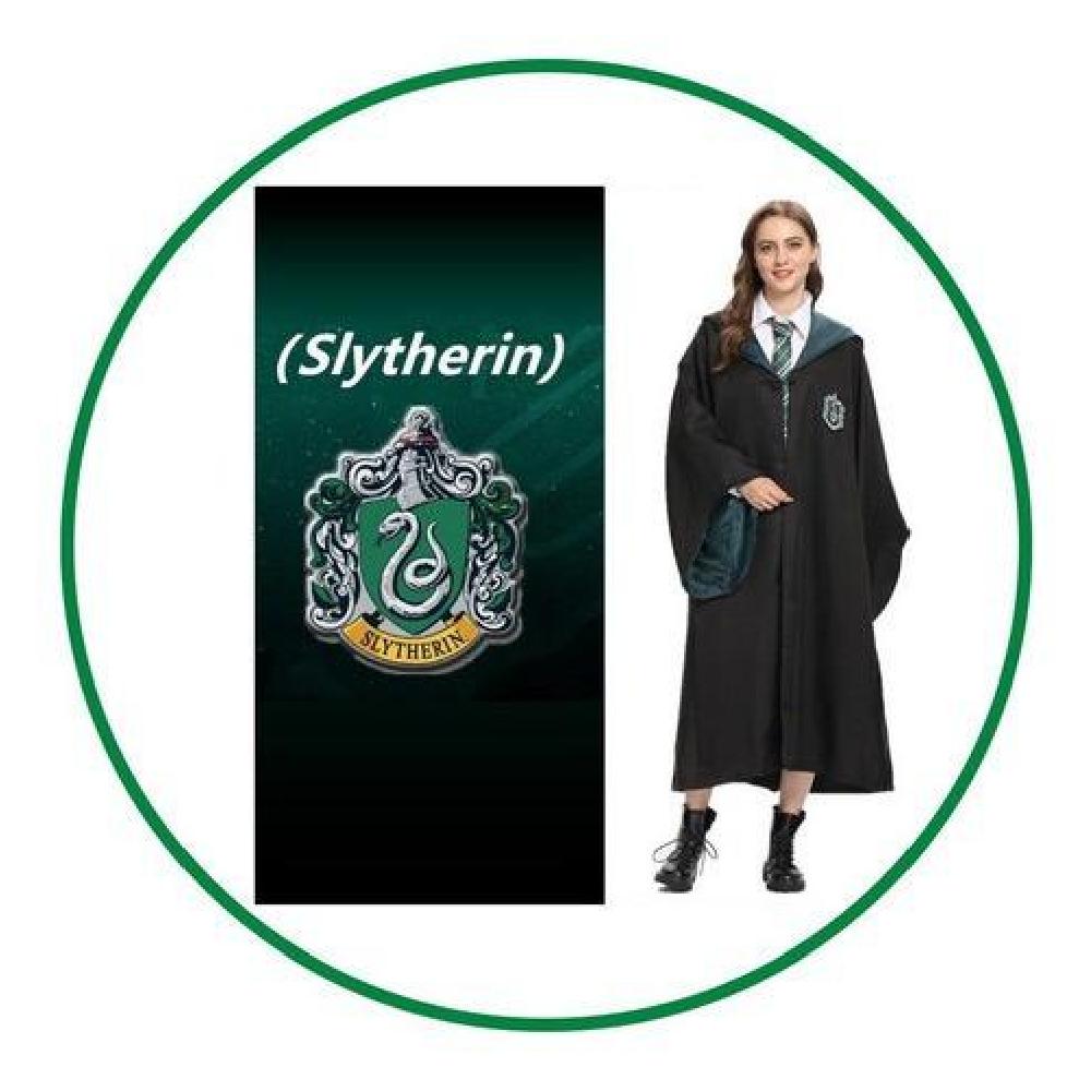 Capa Túnica Cosplay Casas Hogwarts Harry Potter
