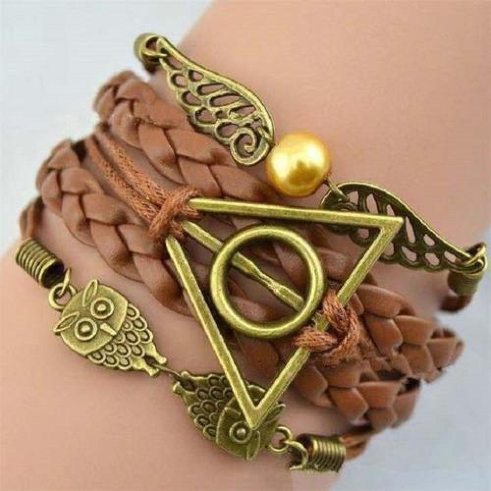 Pulsera Steampunk Snitch Wing Harry Potter
