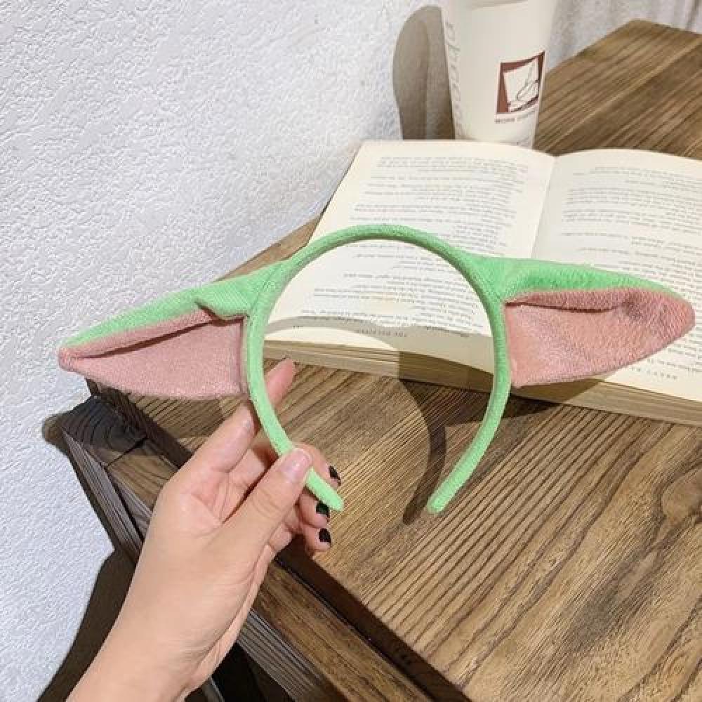 Cintillo Diadema Felpa Orejas de baby Yoda Grogu
