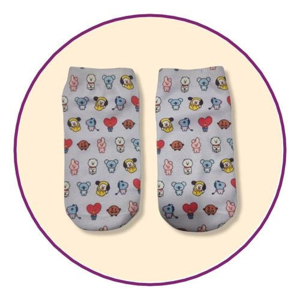 Calcetín 3d Tobilleras BTS 21 Kawaii
