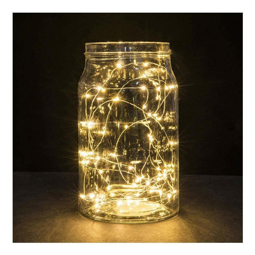Guirnaldas De Luces Micro Led Hadas 10 Metros A Pilas