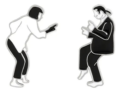 Pack Pines Broche Pulp Fiction Baile Mia & Vincent