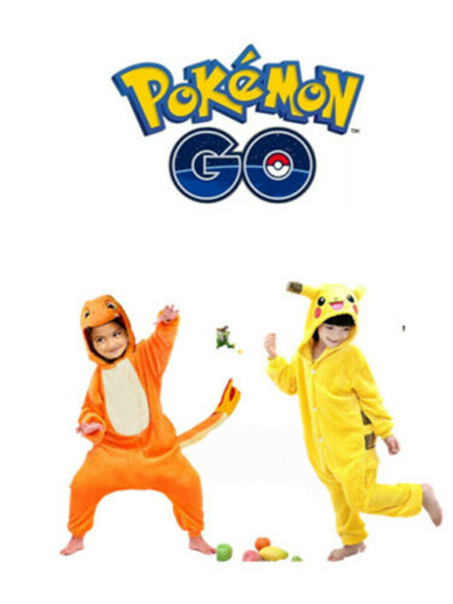 Pijama Kigurumi Pikachu Niños Polar Pokemon Enterito Disfraz