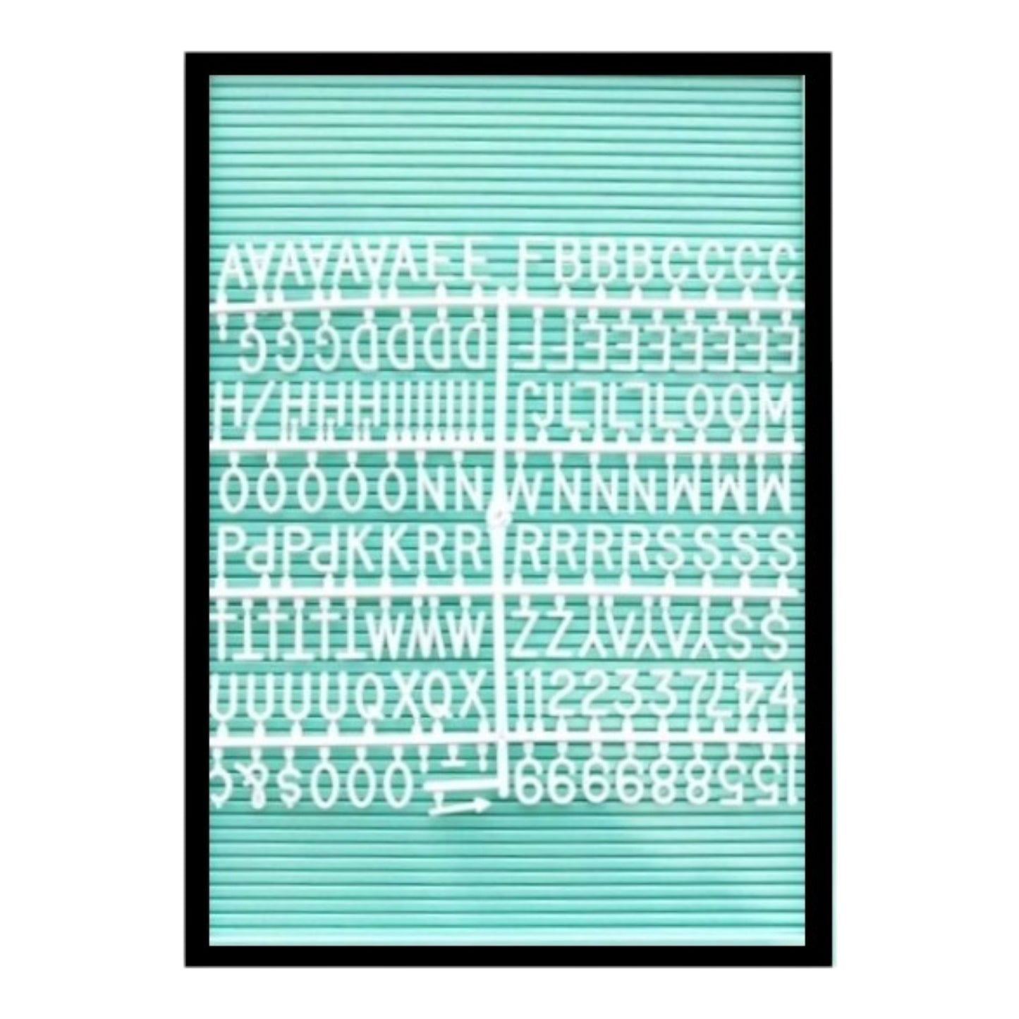 Pizarra Vintage Retro Tablero Letra Intercambiables Fieltro1