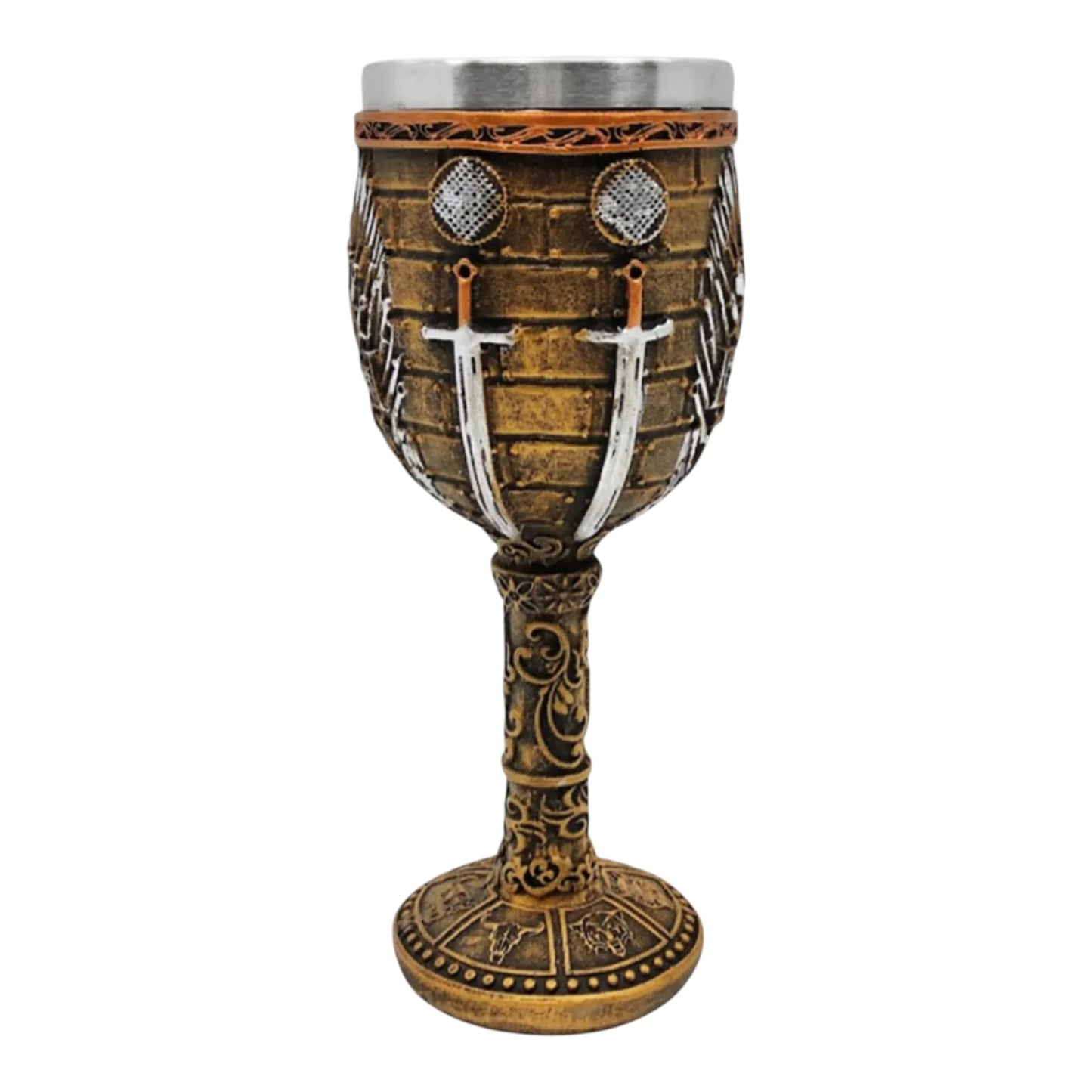 Copa Cáliz Resina Acero Game Of Thrones Iron Throne Dragones