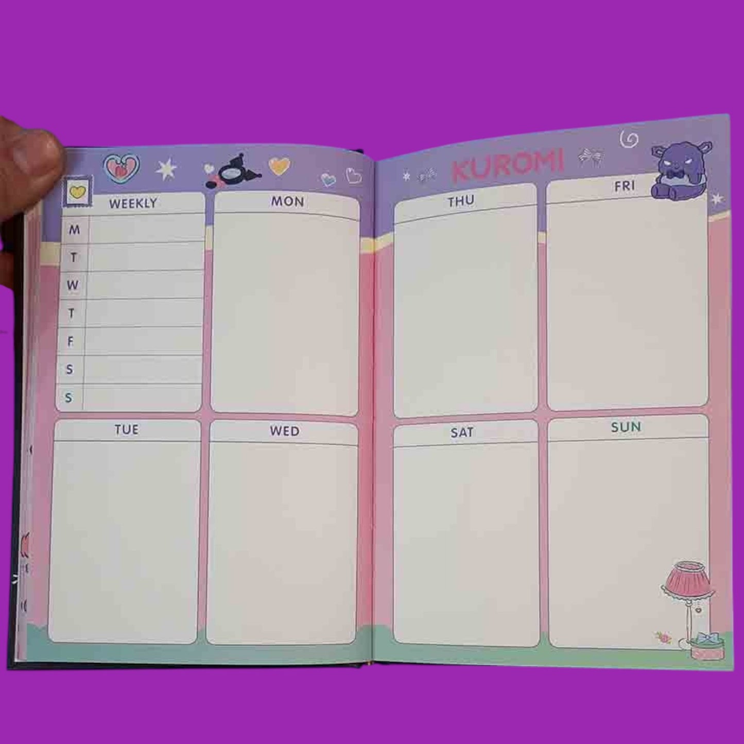 Cuaderno planner agenda Kuromy vintage my Melody