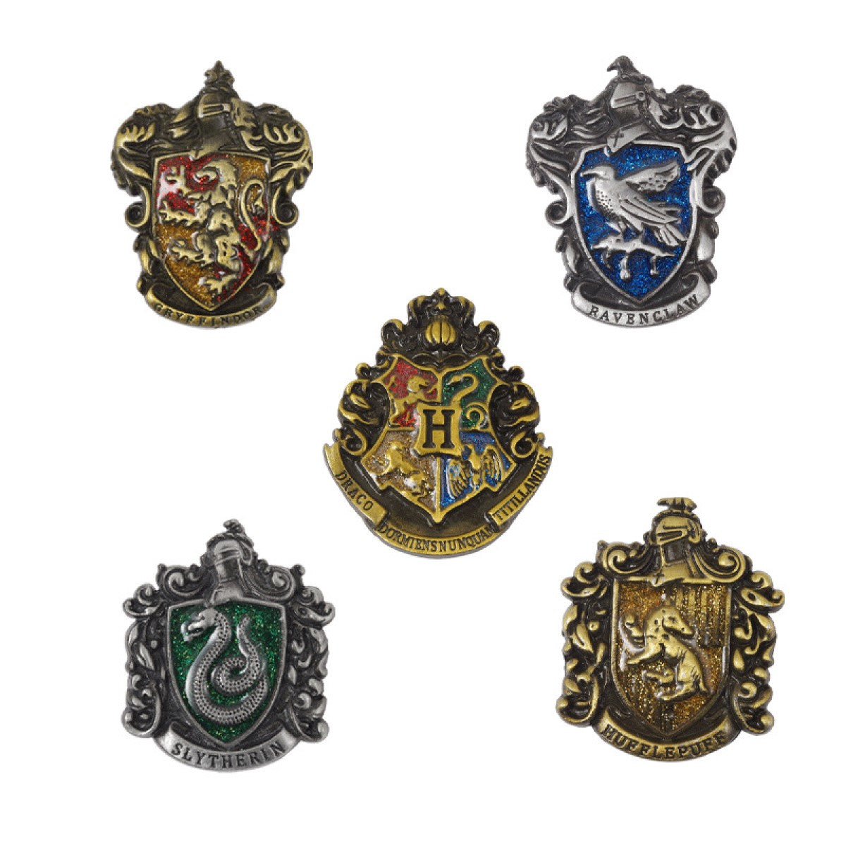 Set 5 Pines broches en caja Harry Potter