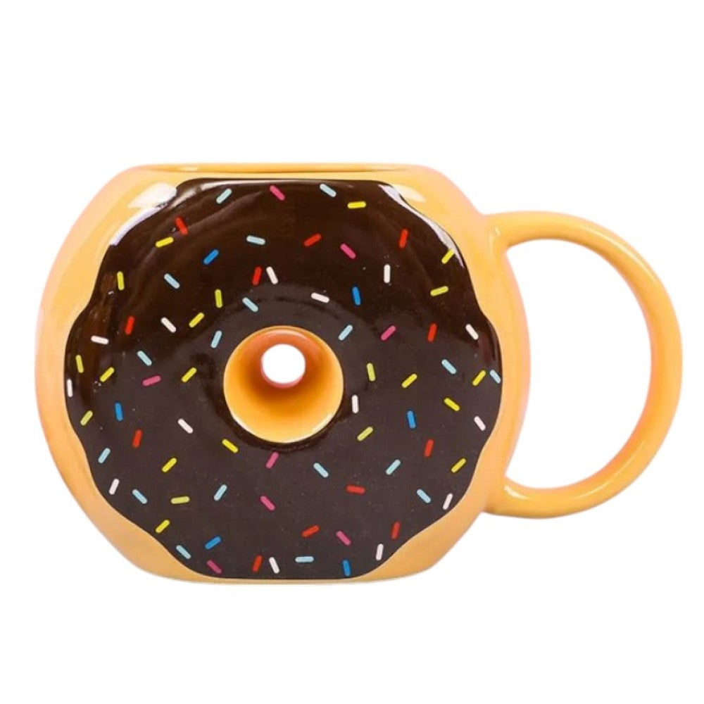 Taza Mug Donut Chocolate Cafe (estoykuku)