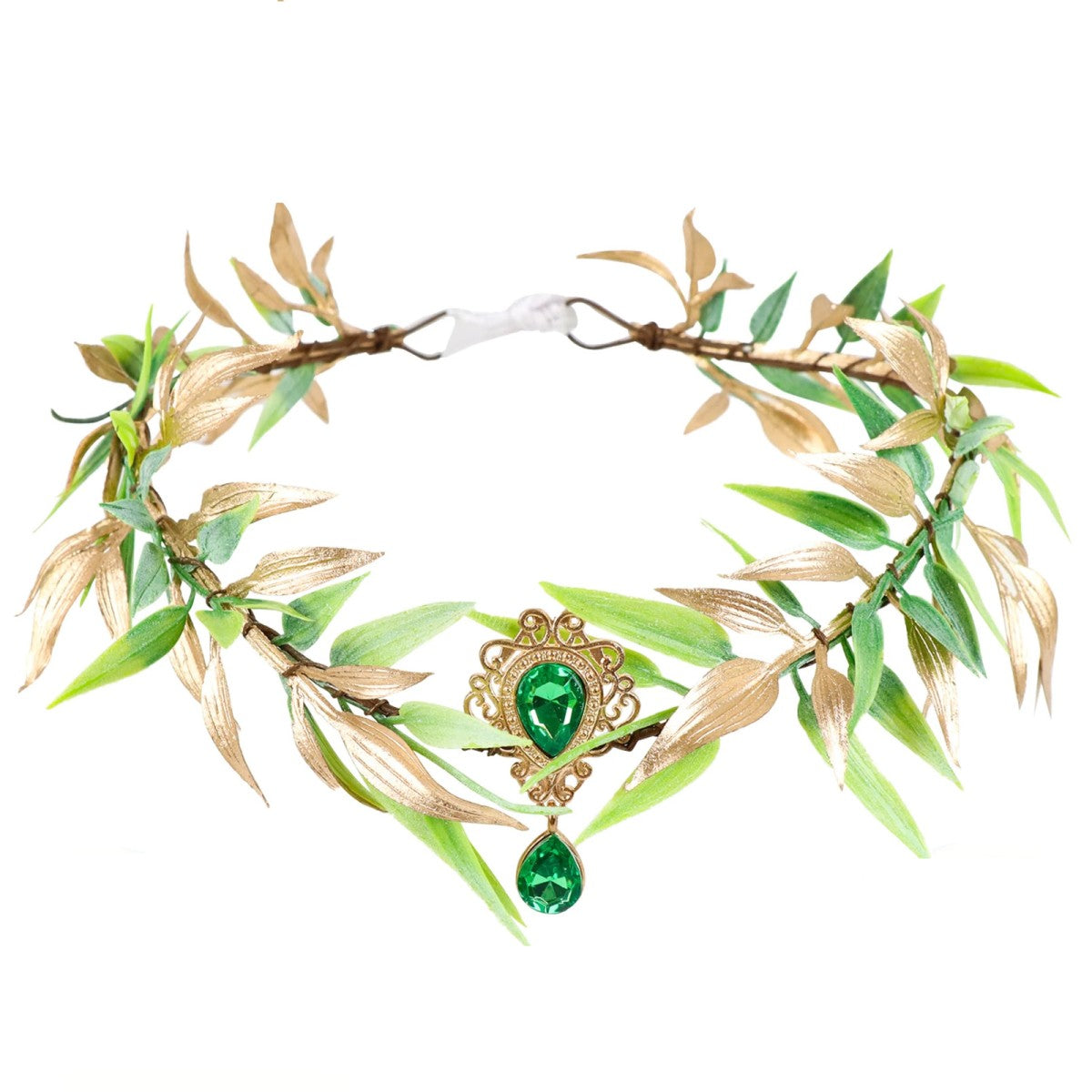 Diadema Tiara Hojas Cosplay Elfos Reyes Medieval