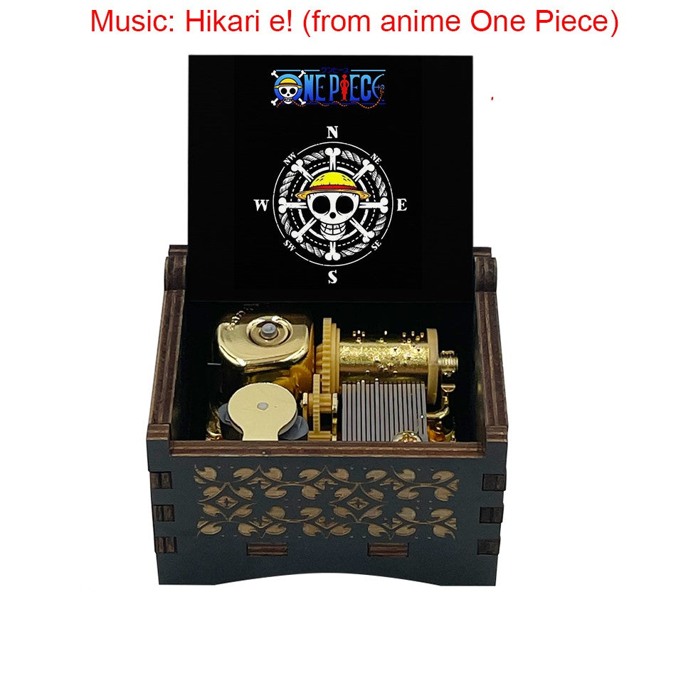 Caja Musical Madera One Piece melodía 光 Hikari E!