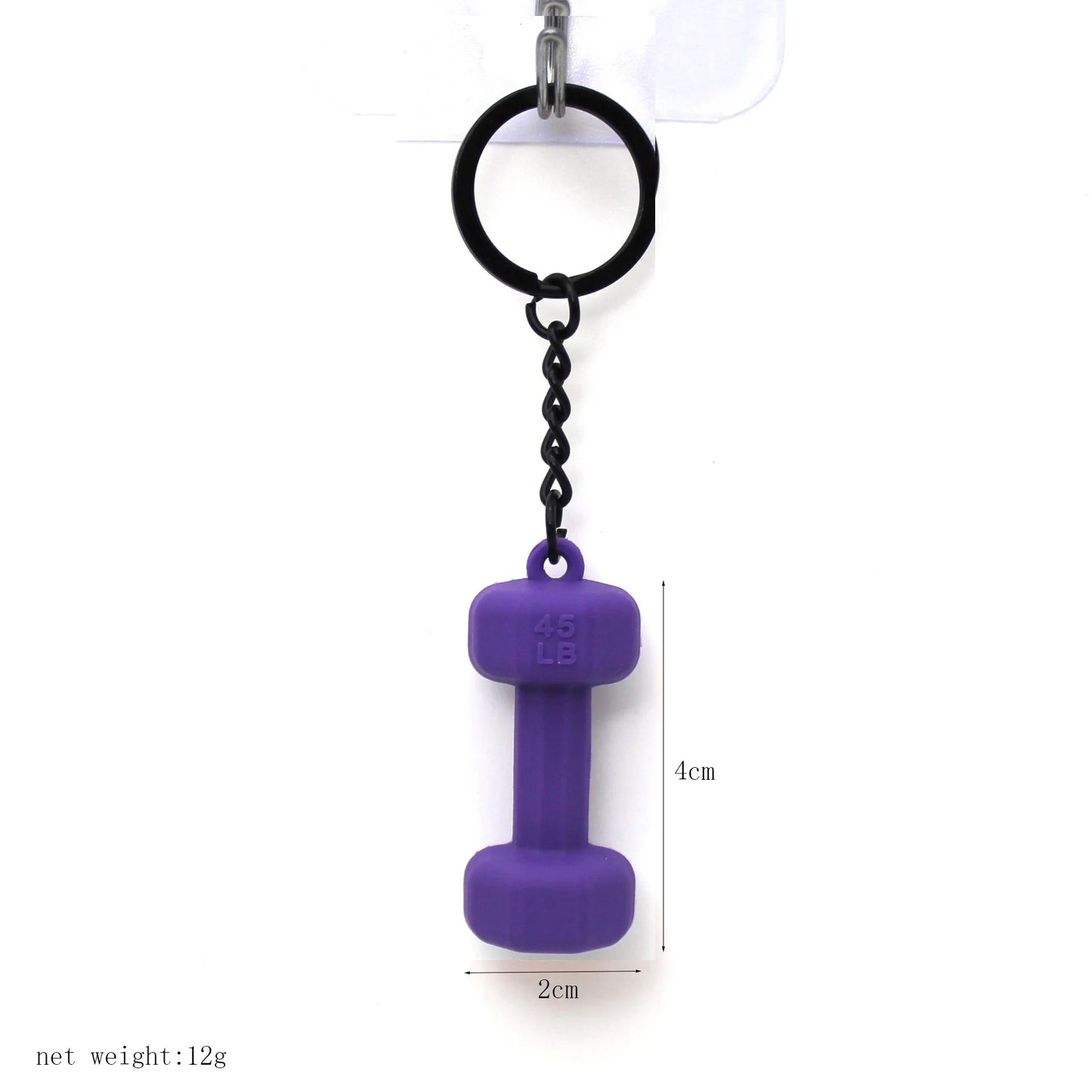Llavero 3D silicona equipamiento Fitness