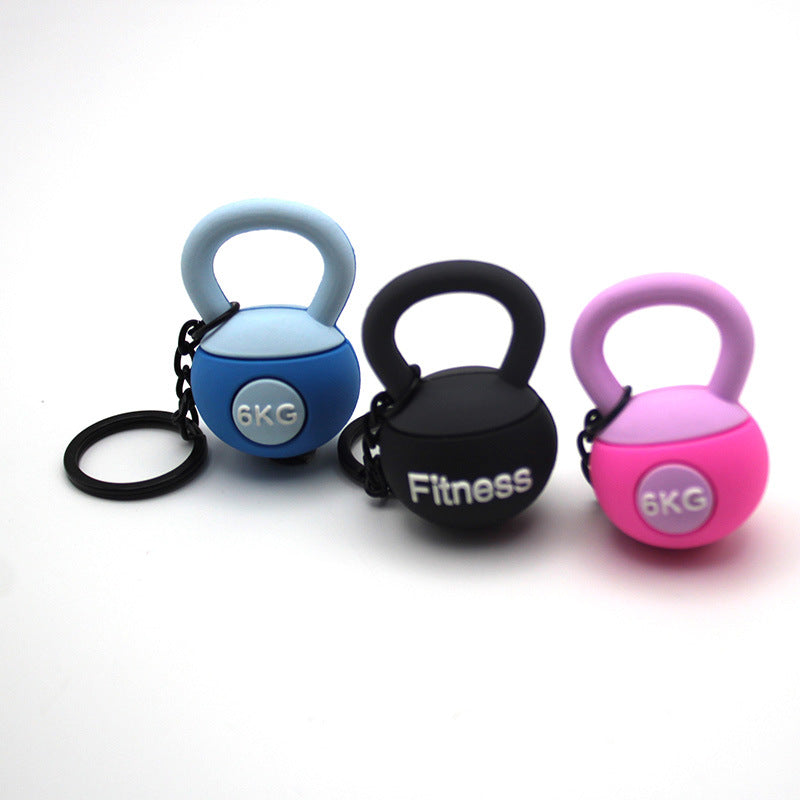 Llavero 3D silicona equipamiento Fitness