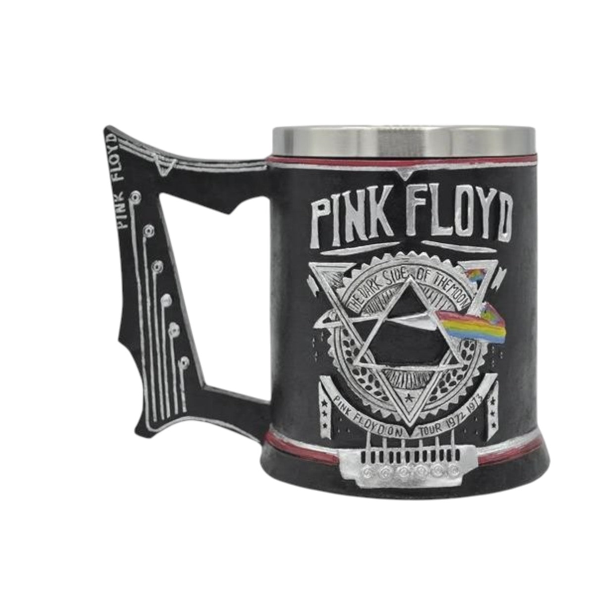Tazón Taza 3d Resina Rock Pink Floyd Darkside Of The Moon
