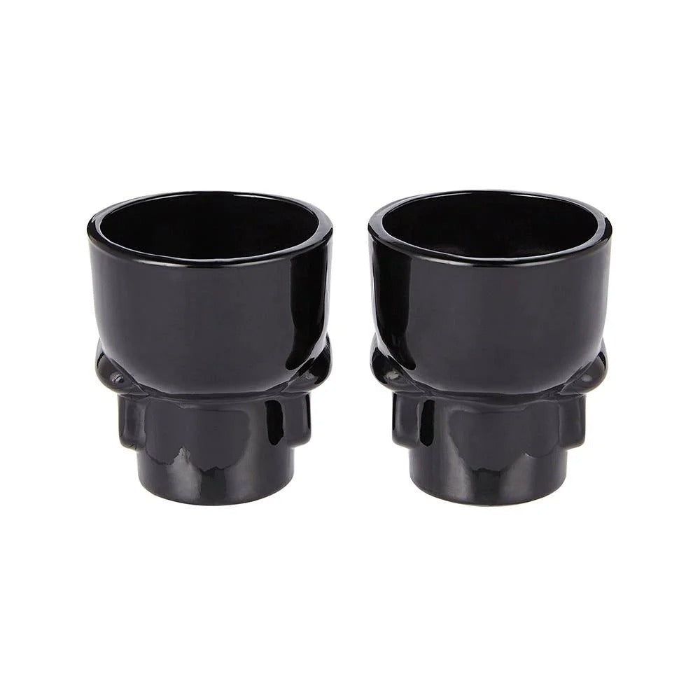 Set 4 Shot Vidrio Calavera Mexicana Tequila Cortito