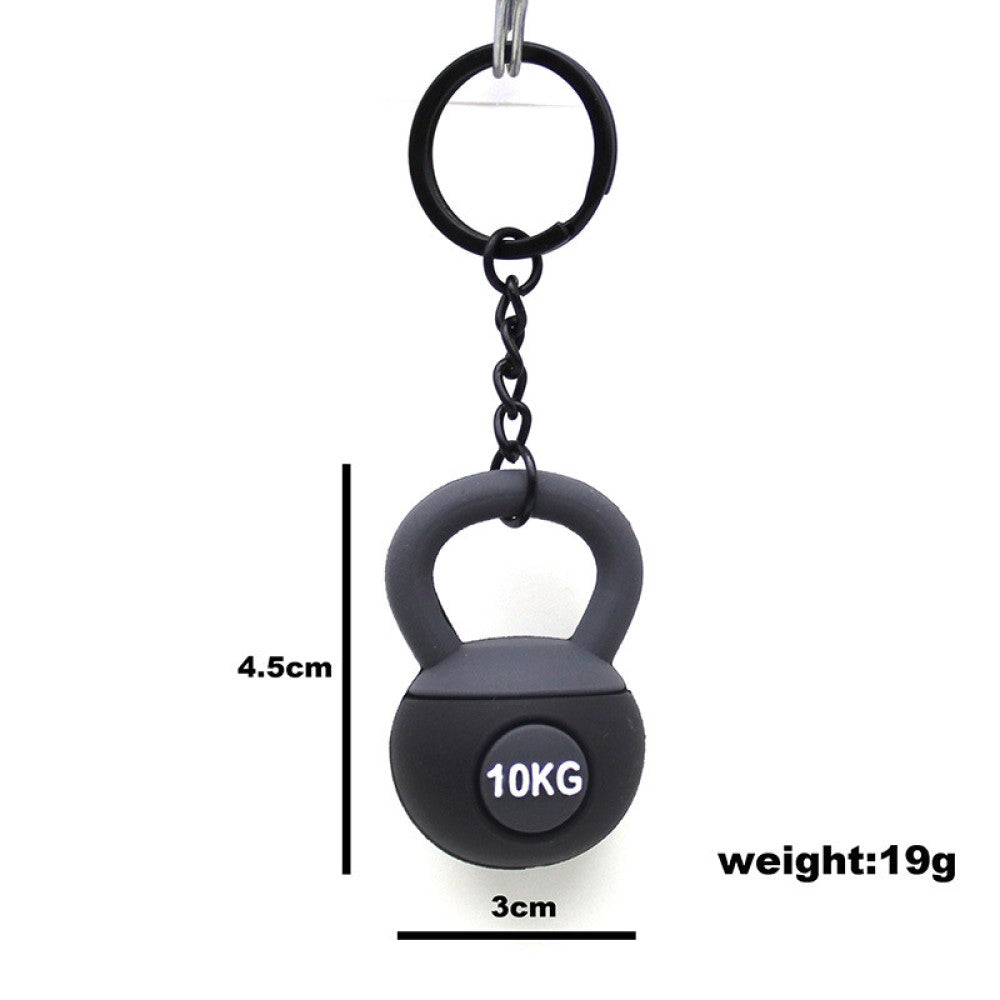 Llavero 3D silicona equipamiento Fitness