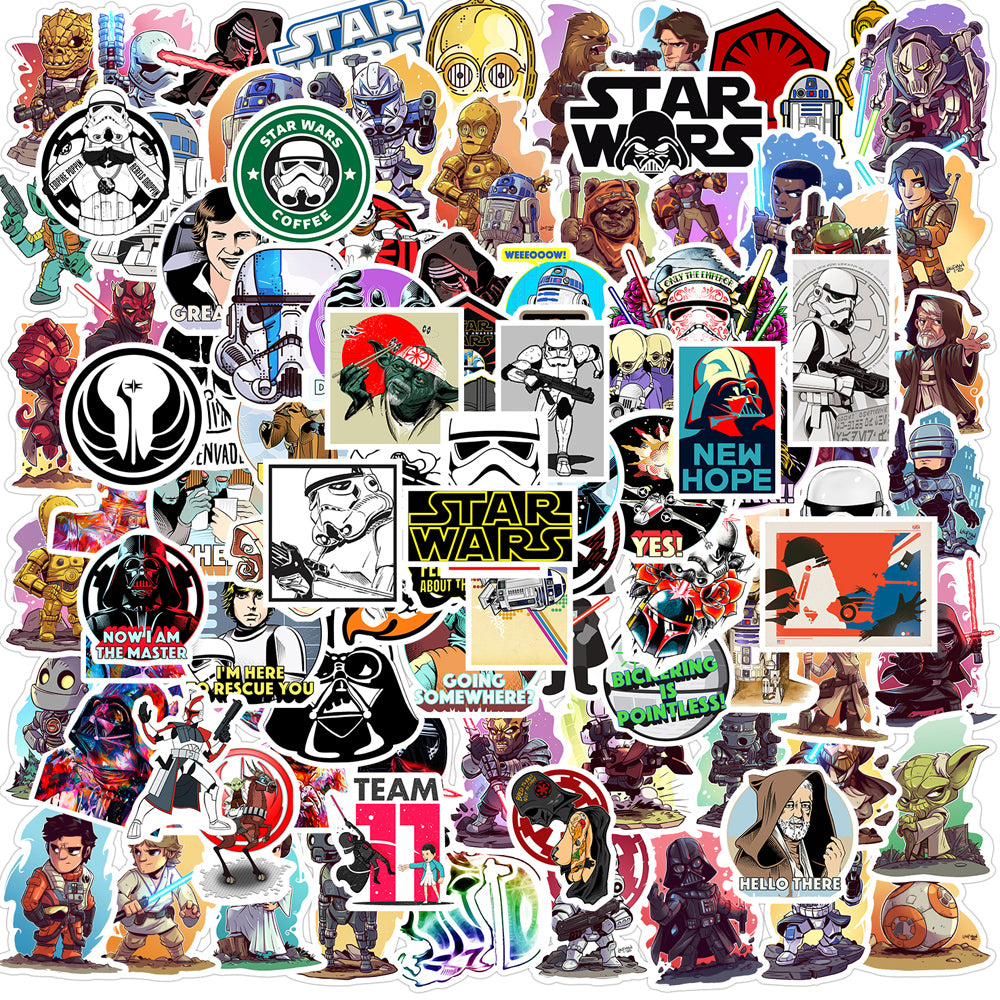 Pack Sticker Star Wars Stormtooper Darth Vader
