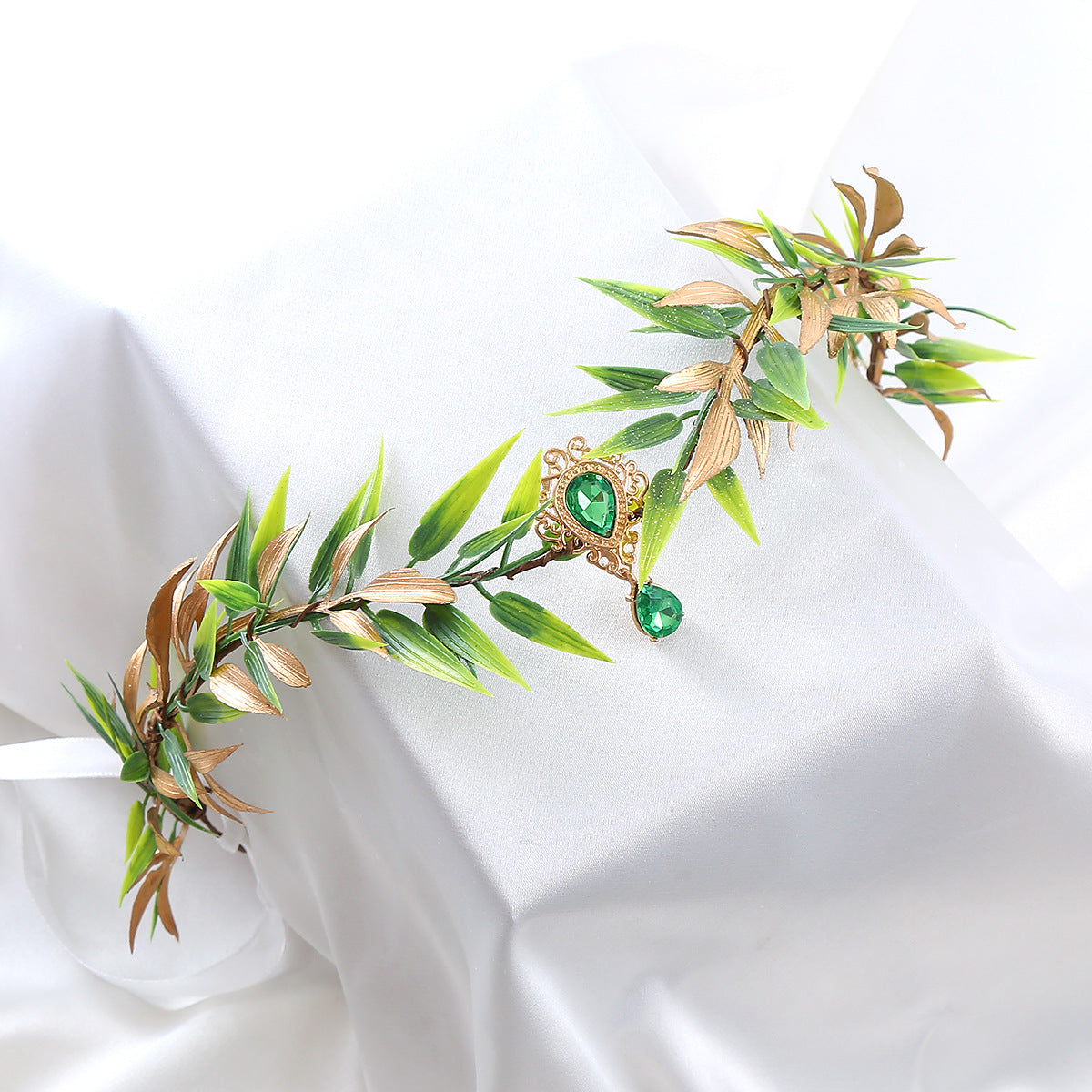 Diadema Tiara Hojas Cosplay Elfos Reyes Medieval