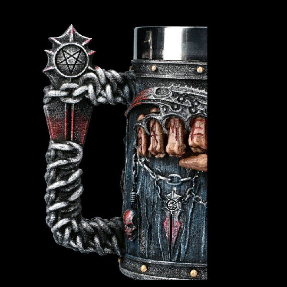 Tazón 3D resina Gothic Game Over Reaper Puños Punk