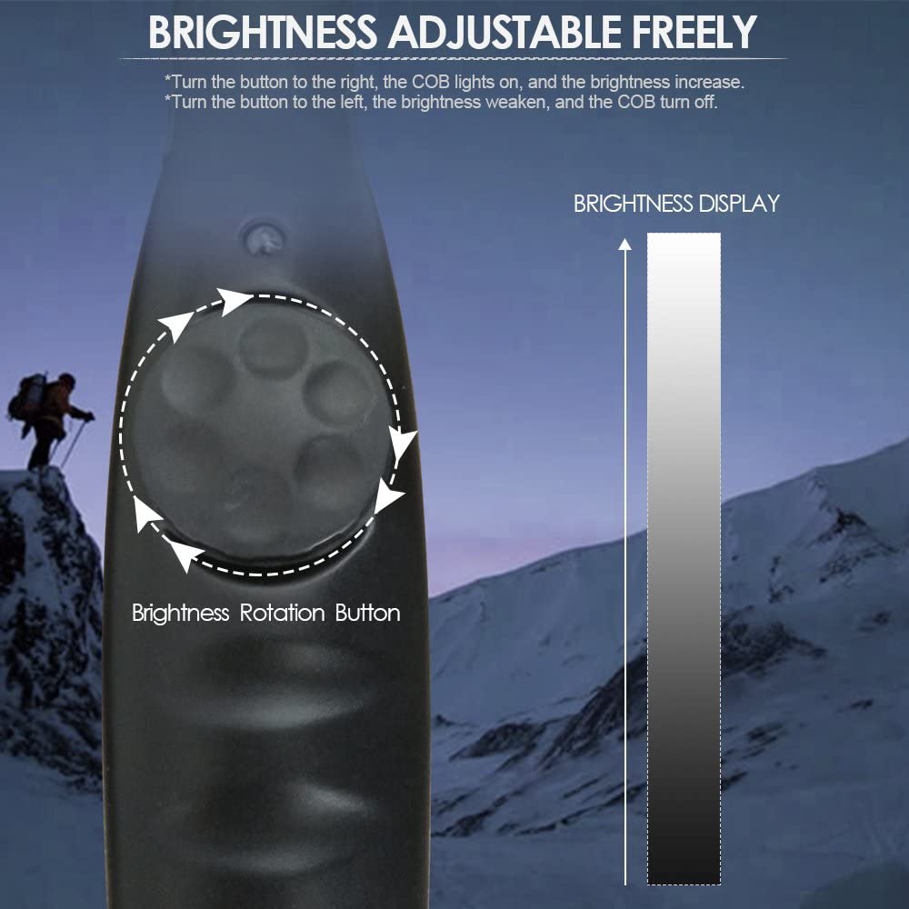 Linterna Led Recargable USB Imán para Emergencia o trabajo