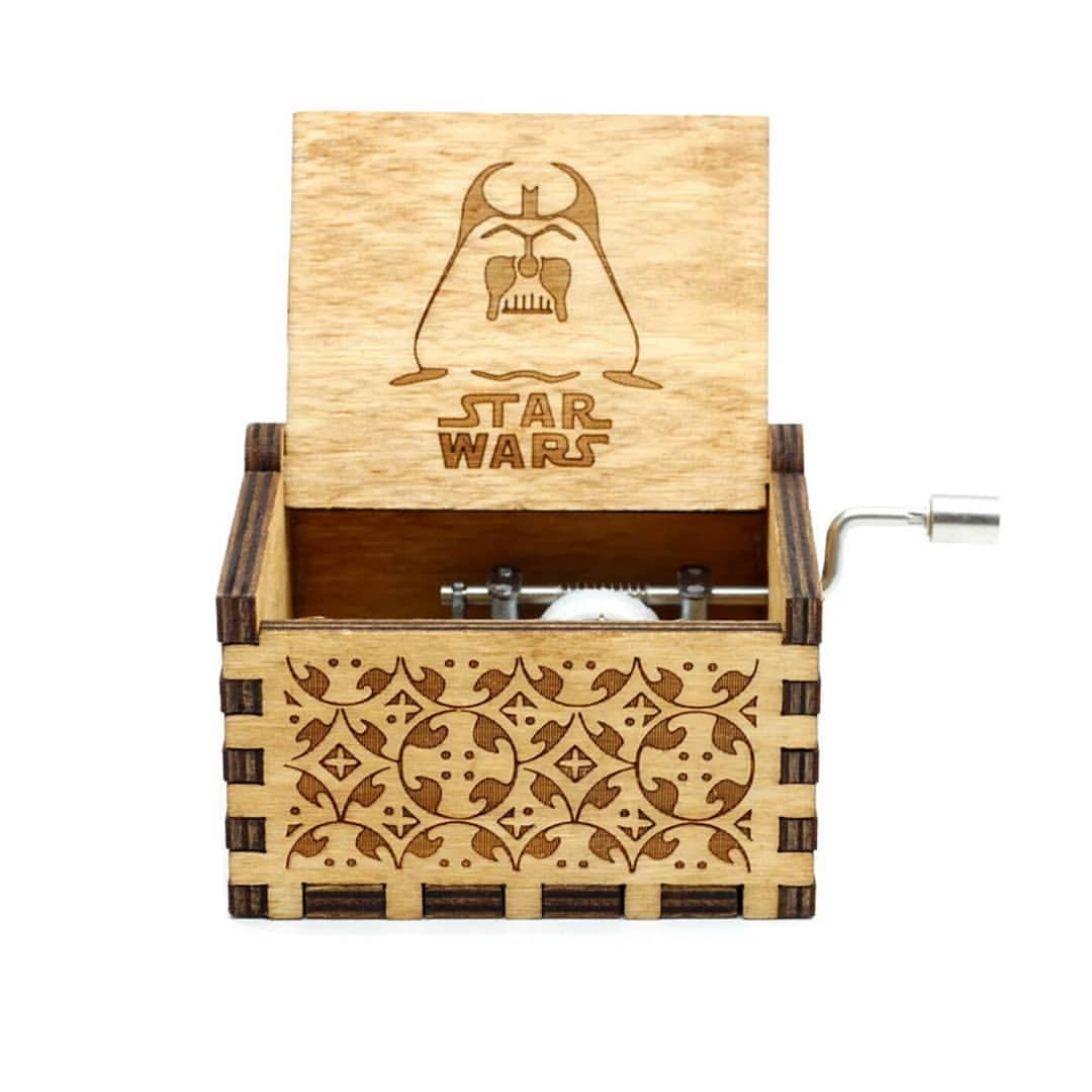 Caja Musical Madera Star Wars Estoykuku
