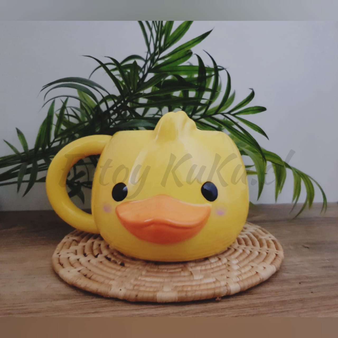 Tazón 3D patito head mug