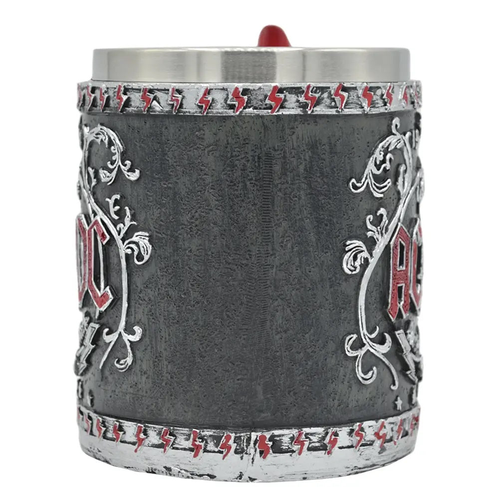 Tazón Taza 3D resina Rock grupo AC / DC Back In Black